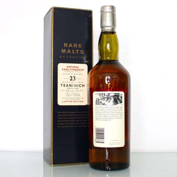 Teaninich 1972 23 year old rare malts selection back