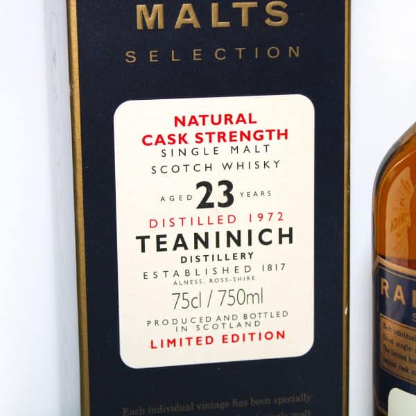 Teaninich 1972 23 year old rare malts selection box